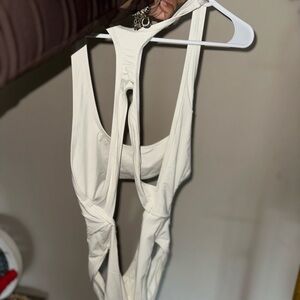 SKIMS Cream Women Swim One Piece